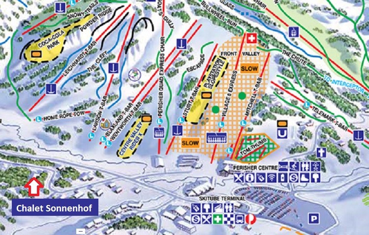 Perisher Ski Resort Map
